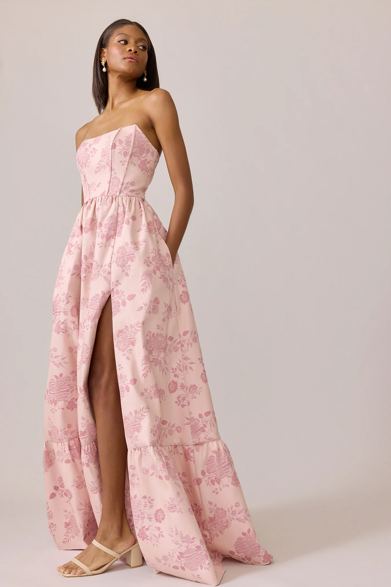 Vienna Jacquard Dress | Made To Order - Image 26
