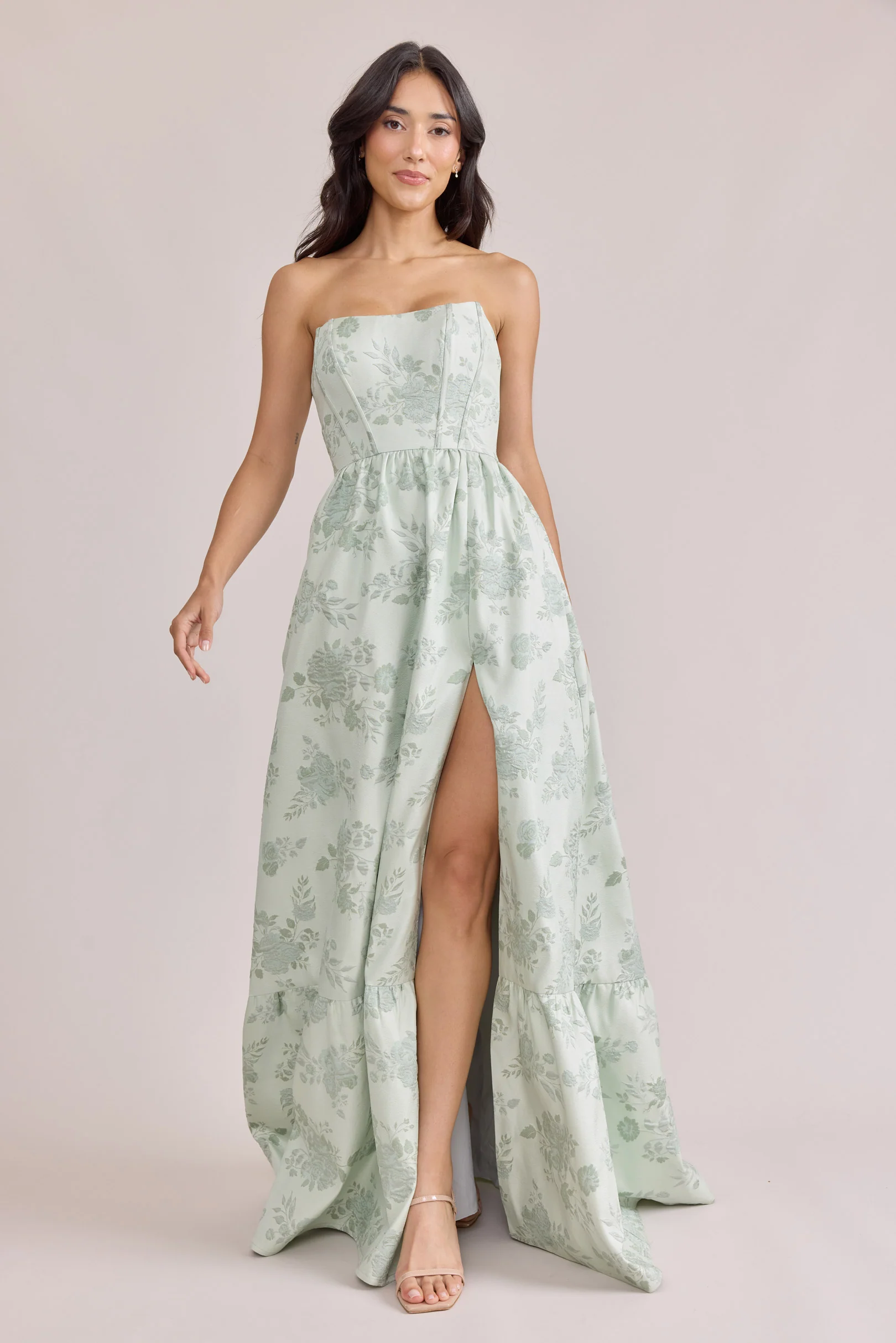 Vienna Jacquard Dress | Made To Order - Image 33