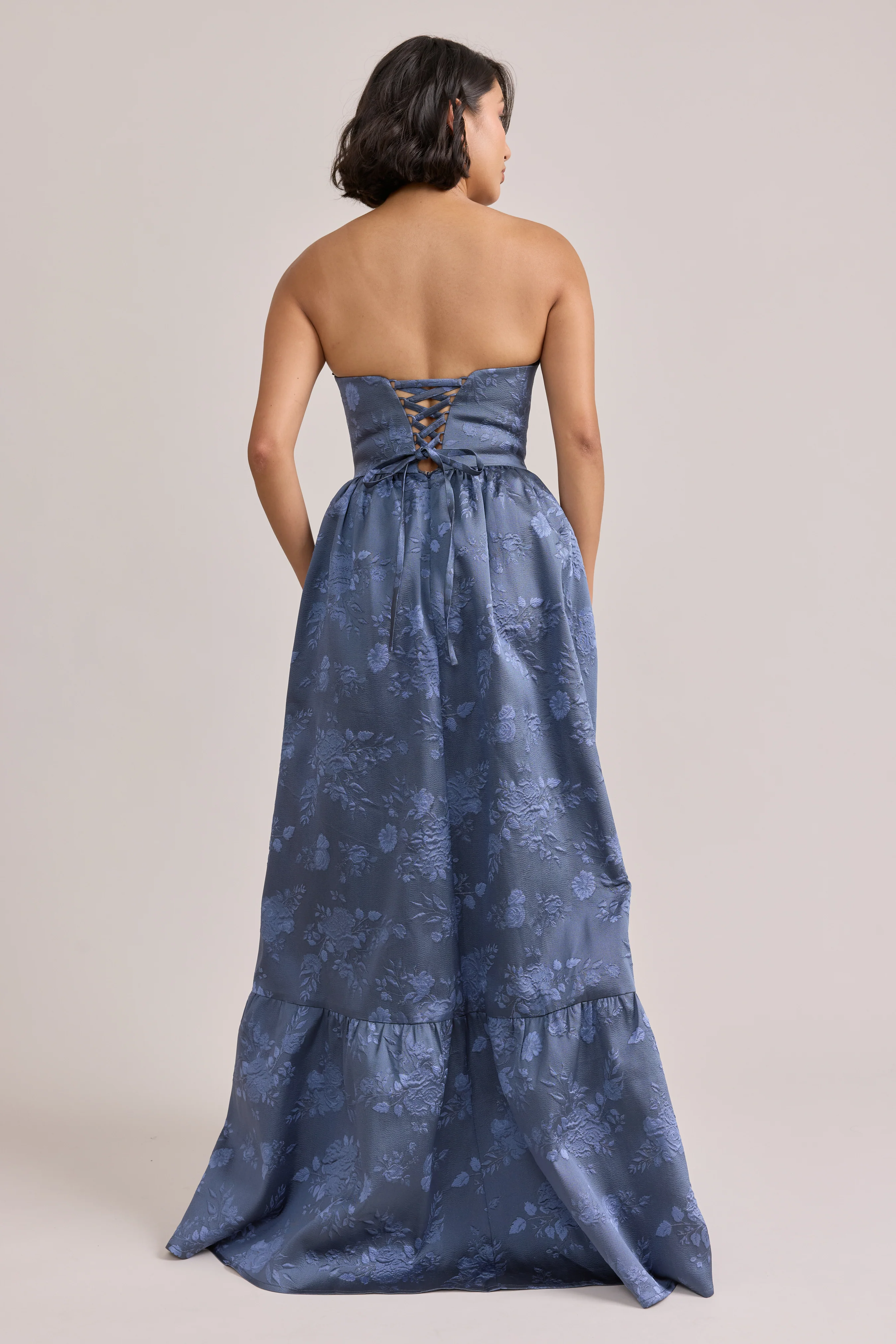 Vienna Jacquard Dress | Made To Order - Image 39