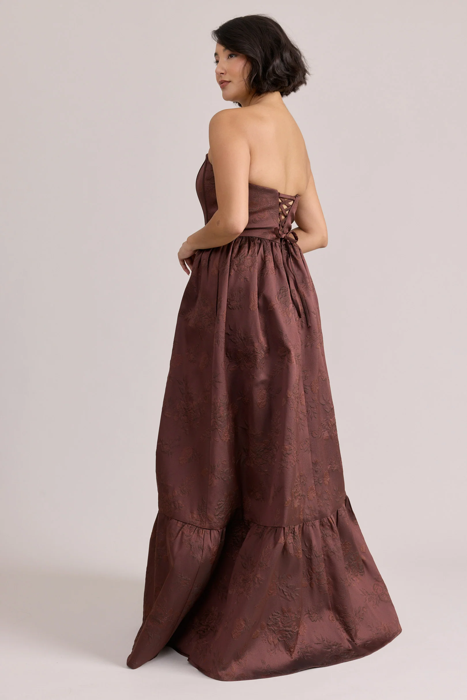 Vienna Jacquard Dress | Made To Order - Image 44