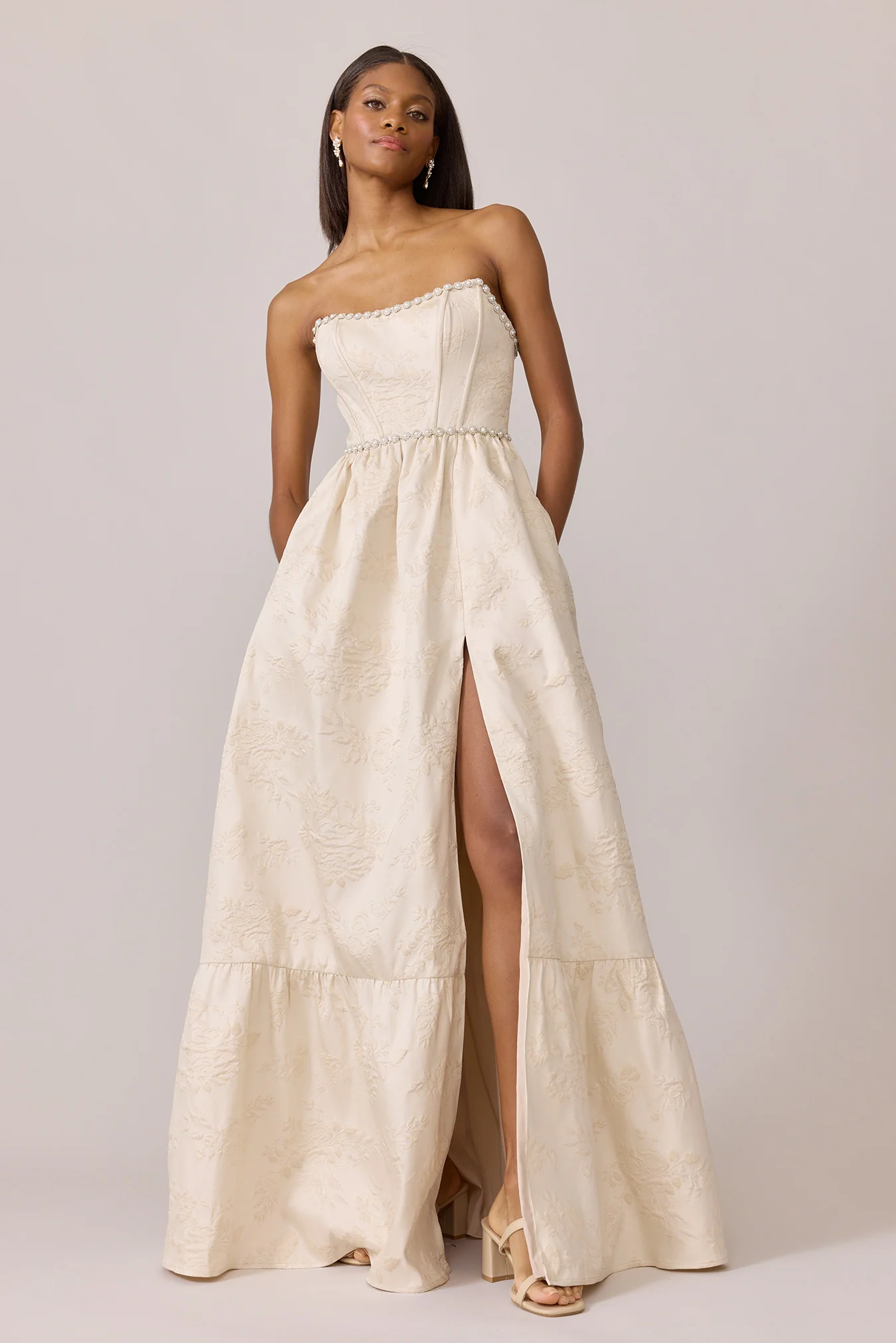 Vienna Luxe Jacquard Dress | Made To Order - Image 14