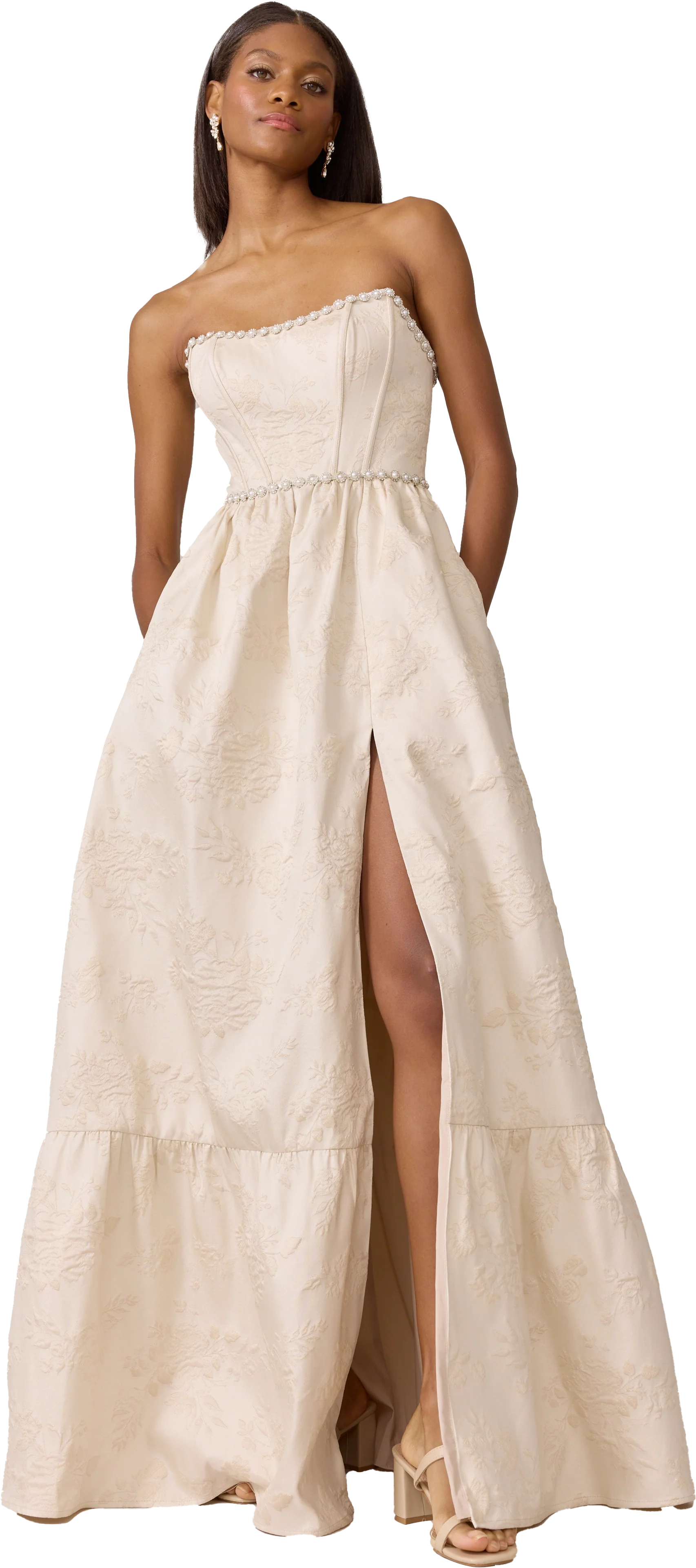 Vienna Luxe Jacquard Dress | Made To Order - Image 26