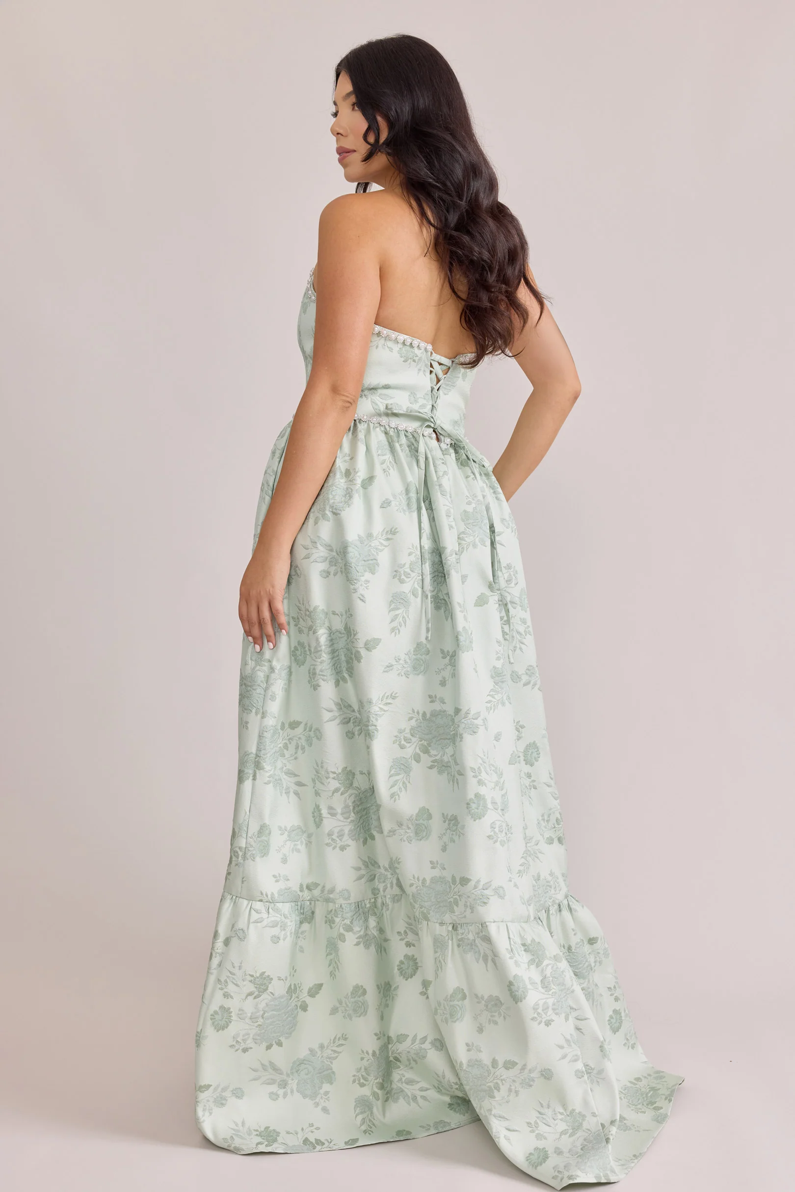 Vienna Luxe Jacquard Dress | Made To Order - Image 31