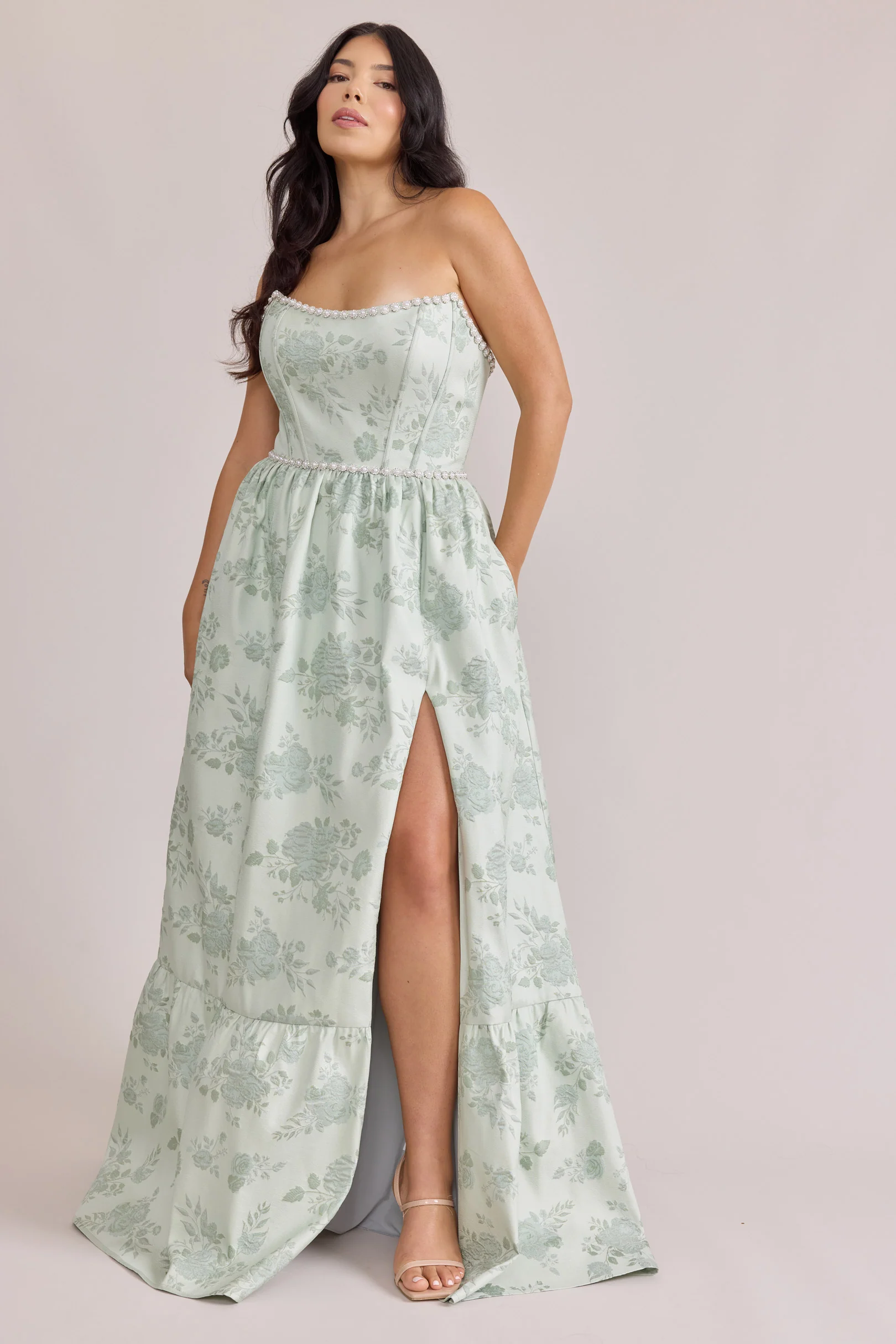Vienna Luxe Jacquard Dress | Made To Order - Image 32