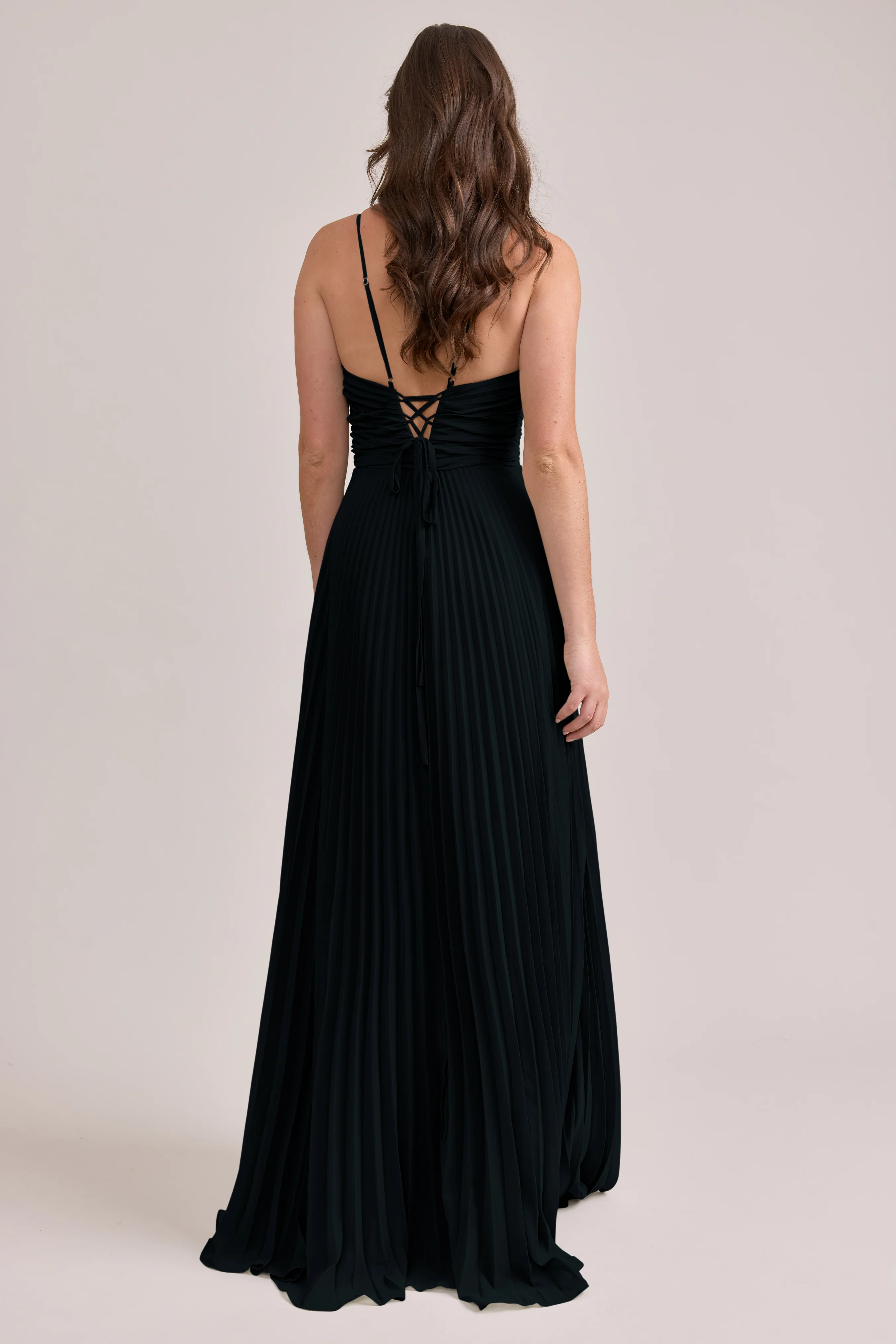Vivian Chiffon Pleated Dress | Made To Order - Image 10
