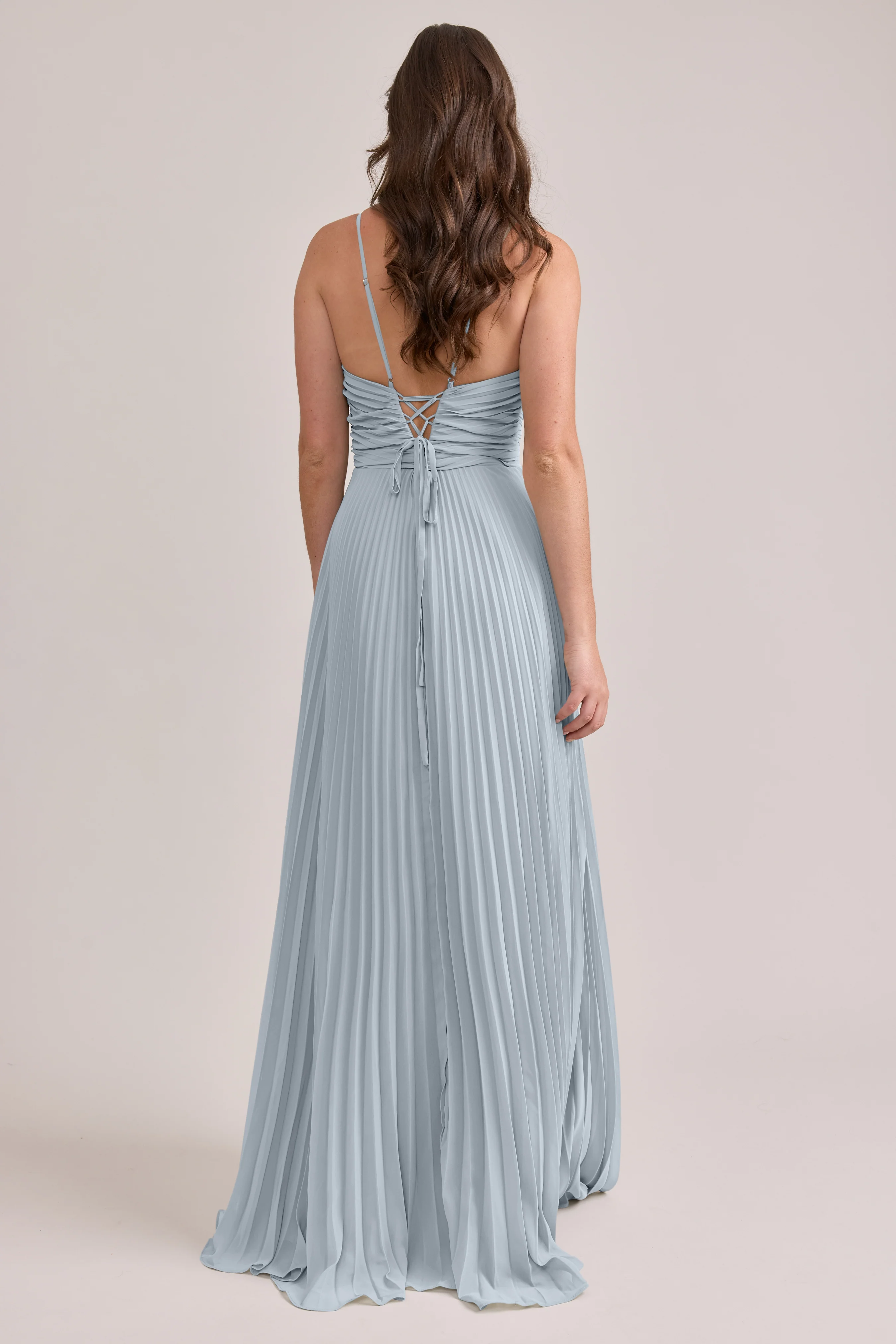 Vivian Chiffon Pleated Dress | Made To Order - Image 122