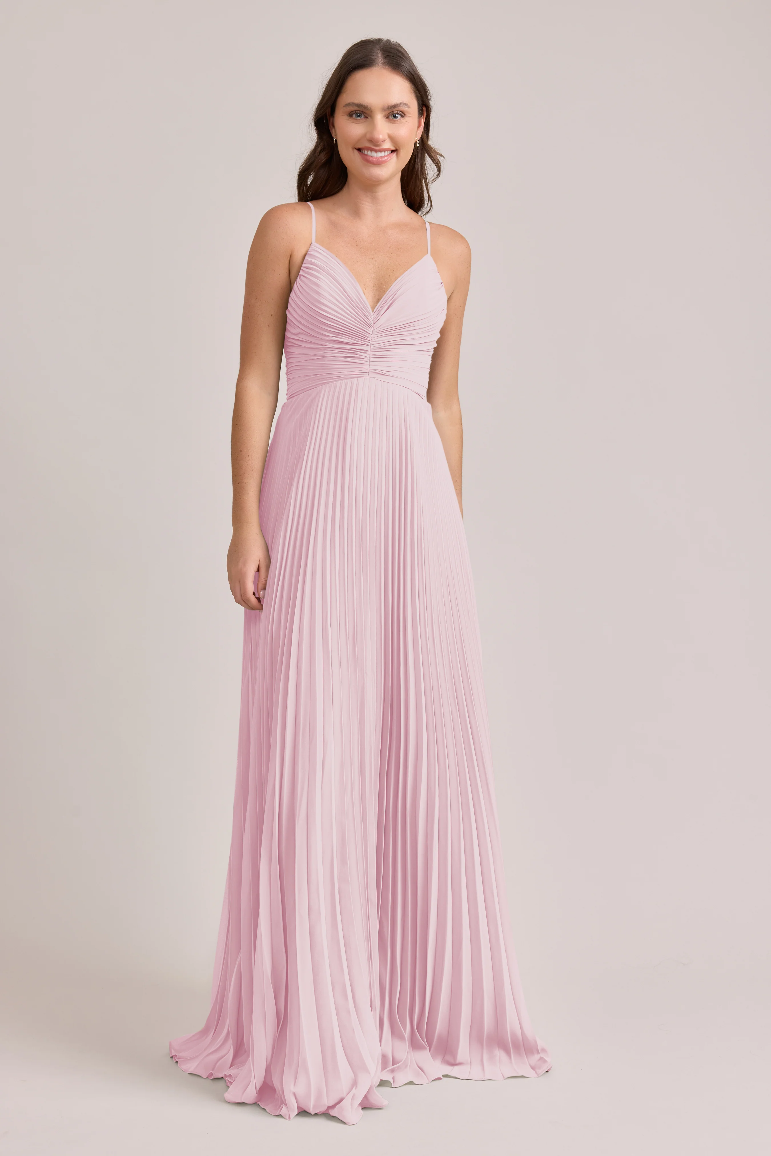 Vivian Chiffon Pleated Dress | Made To Order - Image 13