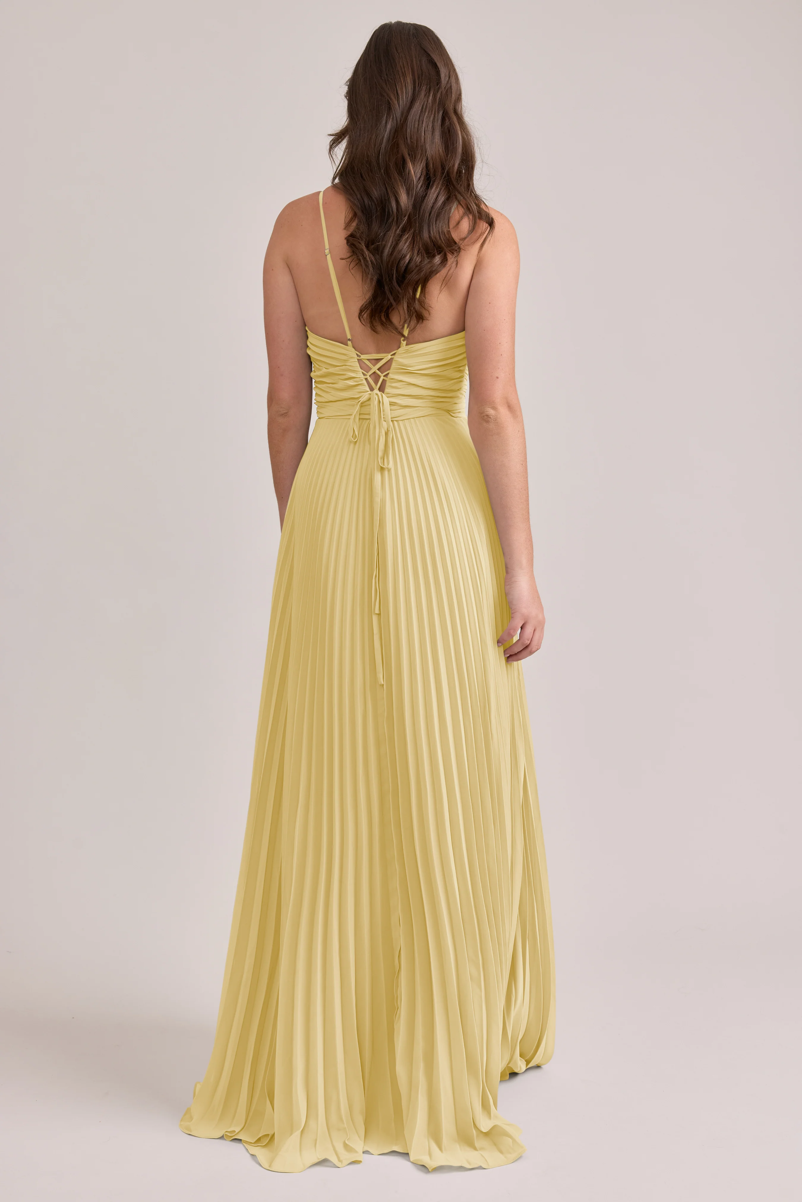 Vivian Chiffon Pleated Dress | Made To Order - Image 131