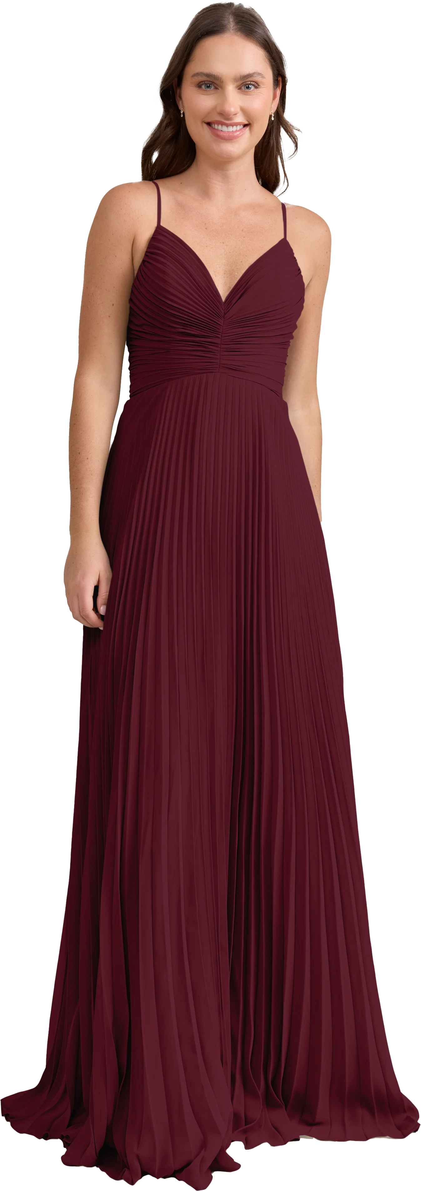 Vivian Chiffon Pleated Dress | Made To Order - Image 136