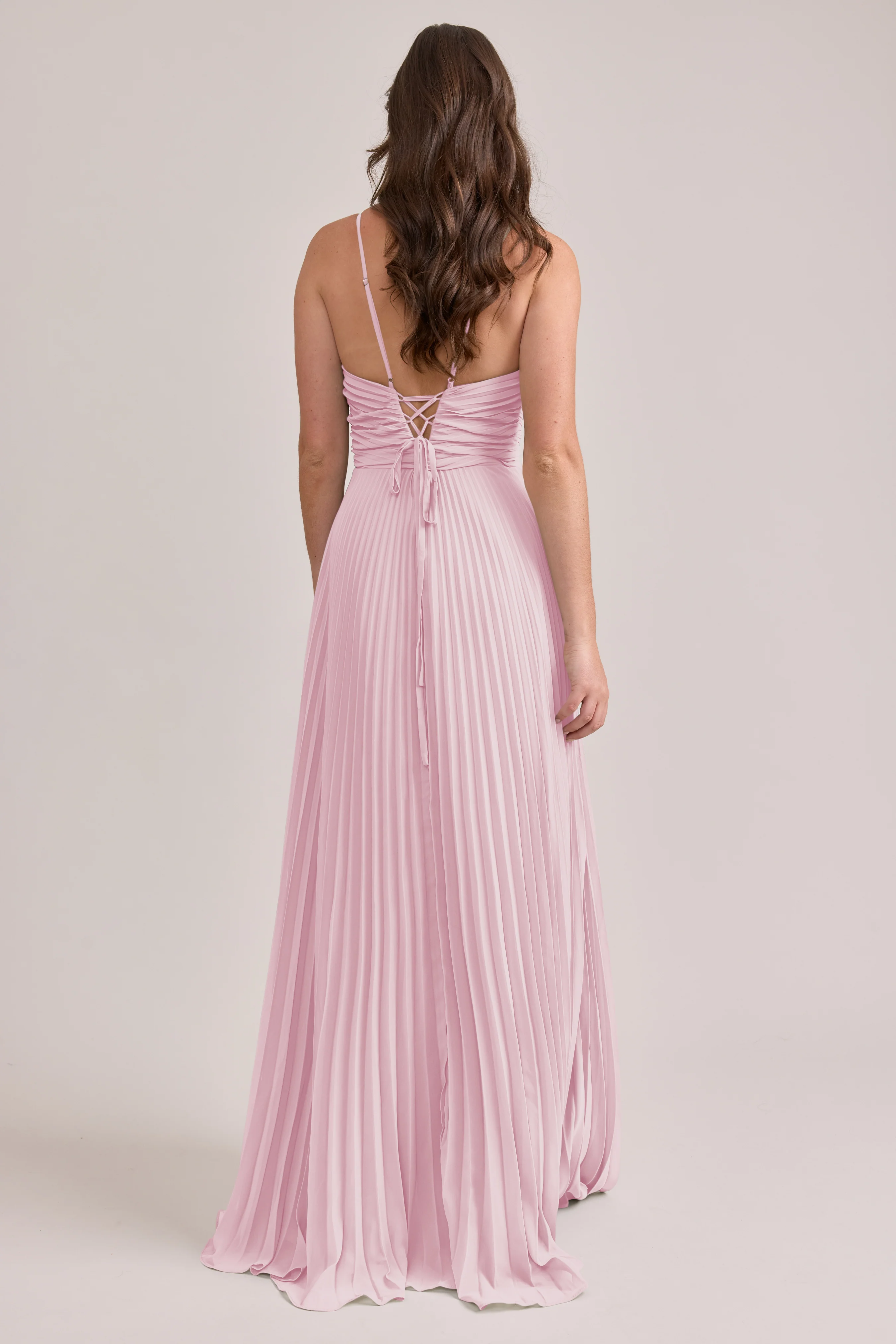 Vivian Chiffon Pleated Dress | Made To Order - Image 14