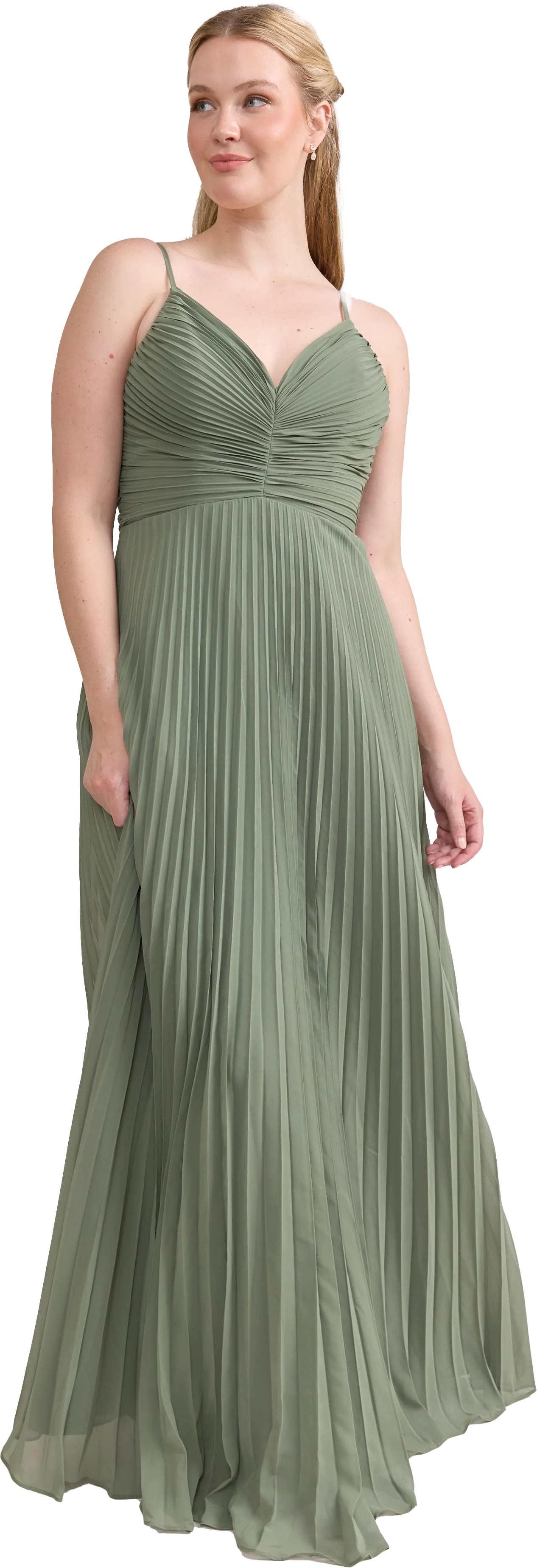 Vivian Chiffon Pleated Dress | Made To Order - Image 149