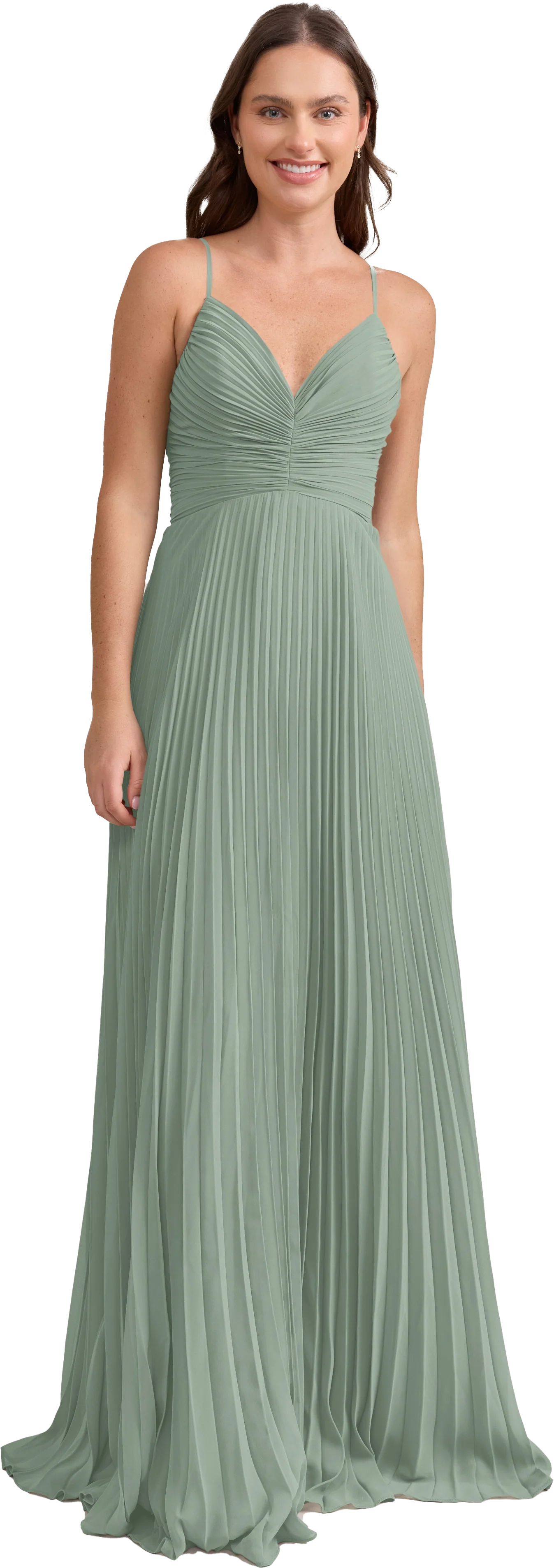 Vivian Chiffon Pleated Dress | Made To Order - Image 156