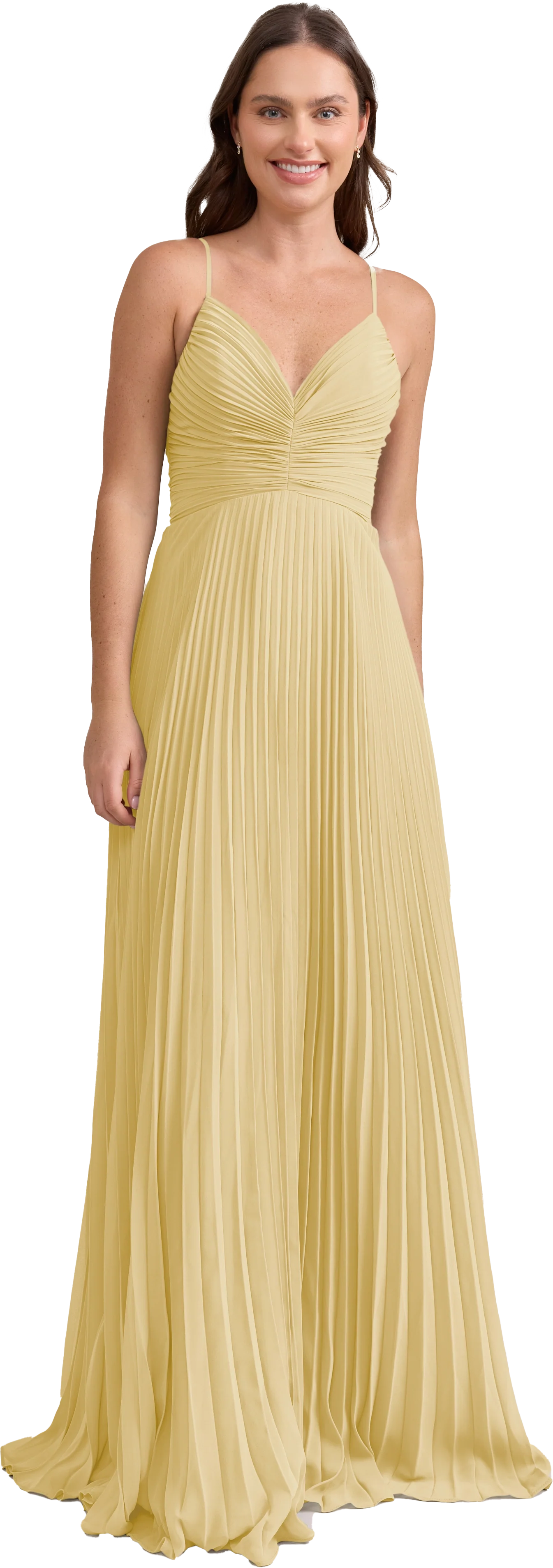 Vivian Chiffon Pleated Dress | Made To Order - Image 157