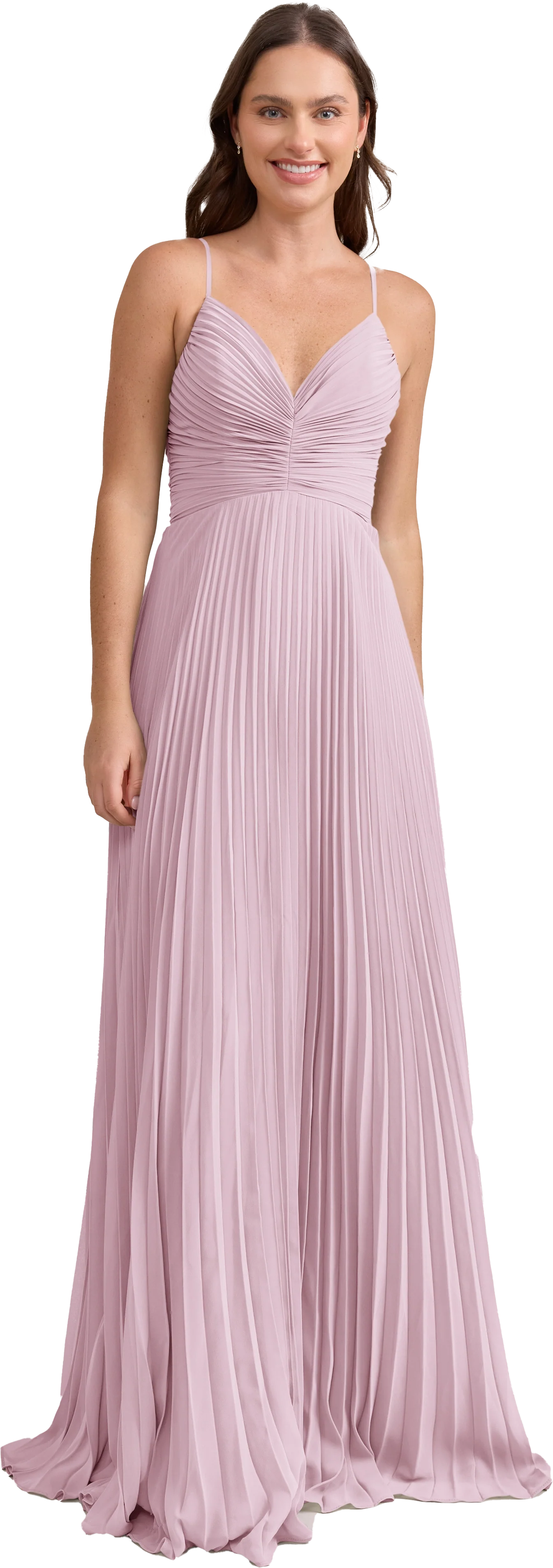 Vivian Chiffon Pleated Dress | Made To Order - Image 158