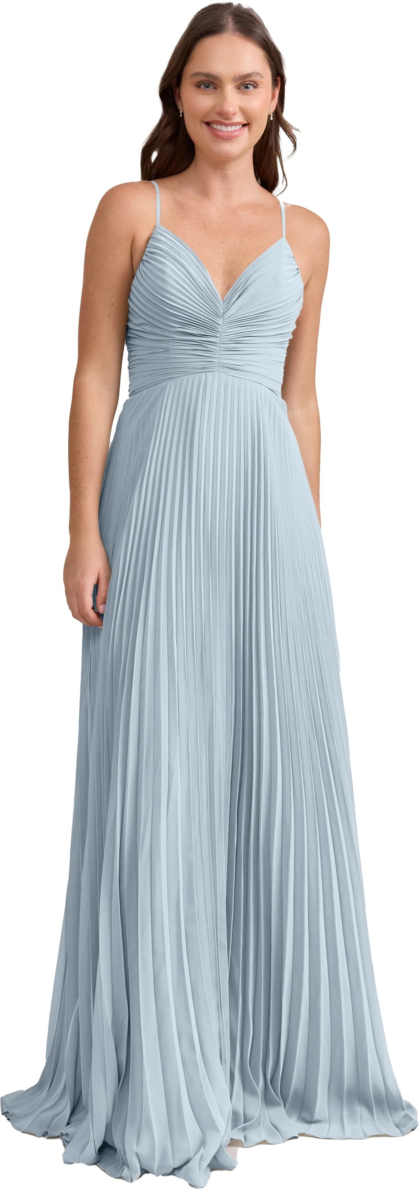 Vivian Chiffon Pleated Dress | Made To Order - Image 165