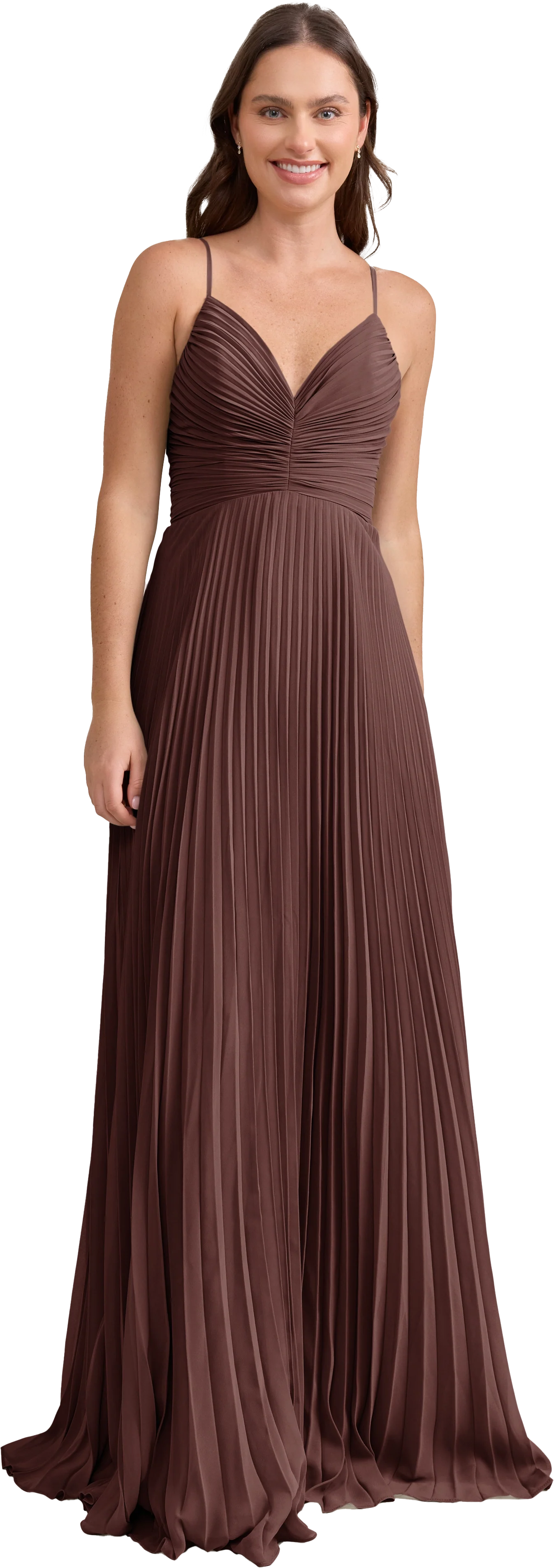 Vivian Chiffon Pleated Dress | Made To Order - Image 166