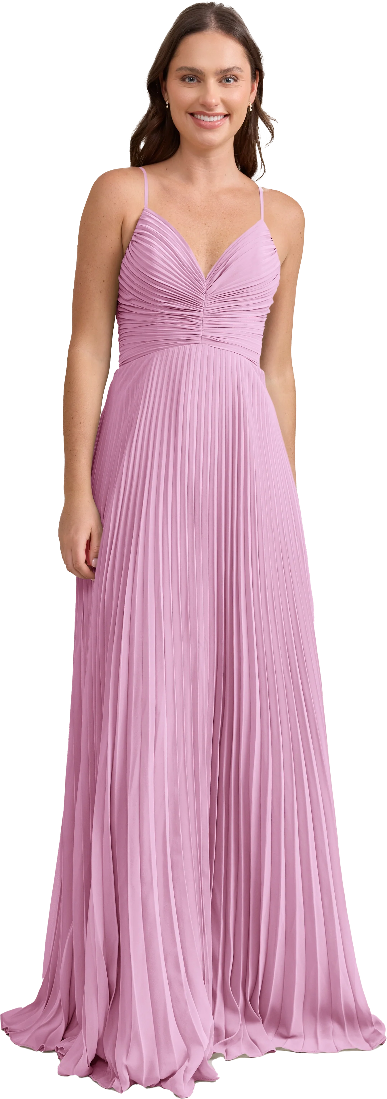 Vivian Chiffon Pleated Dress | Made To Order - Image 169