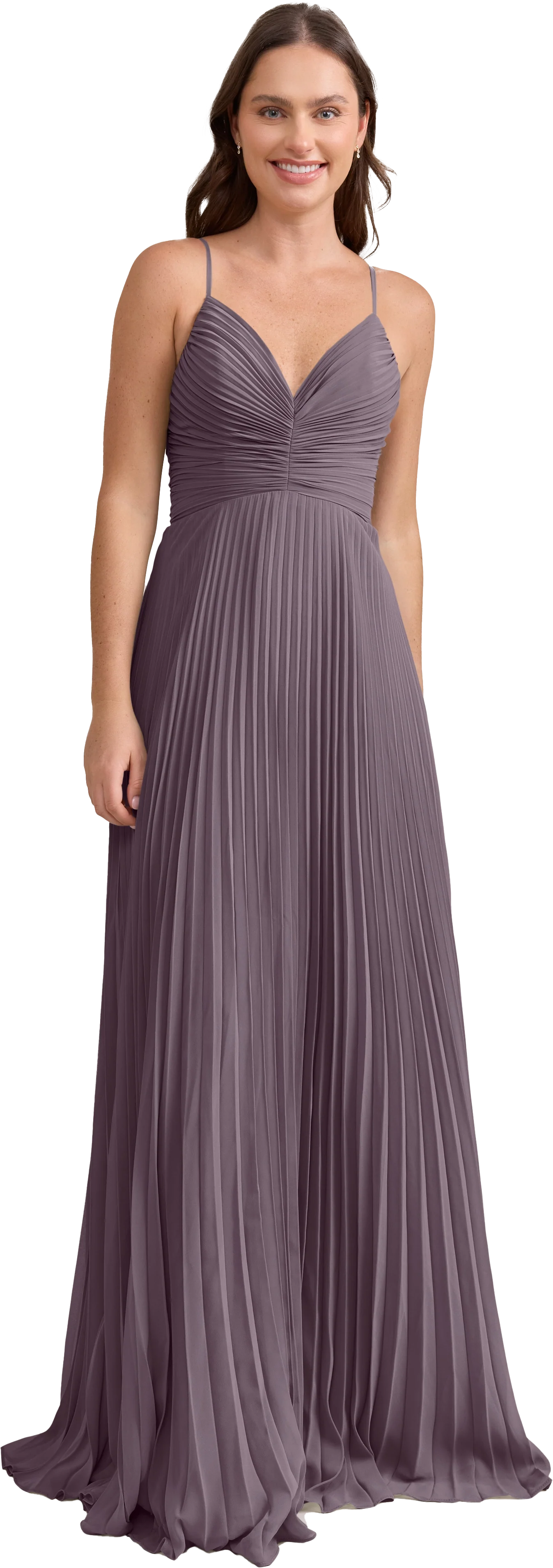 Vivian Chiffon Pleated Dress | Made To Order - Image 177