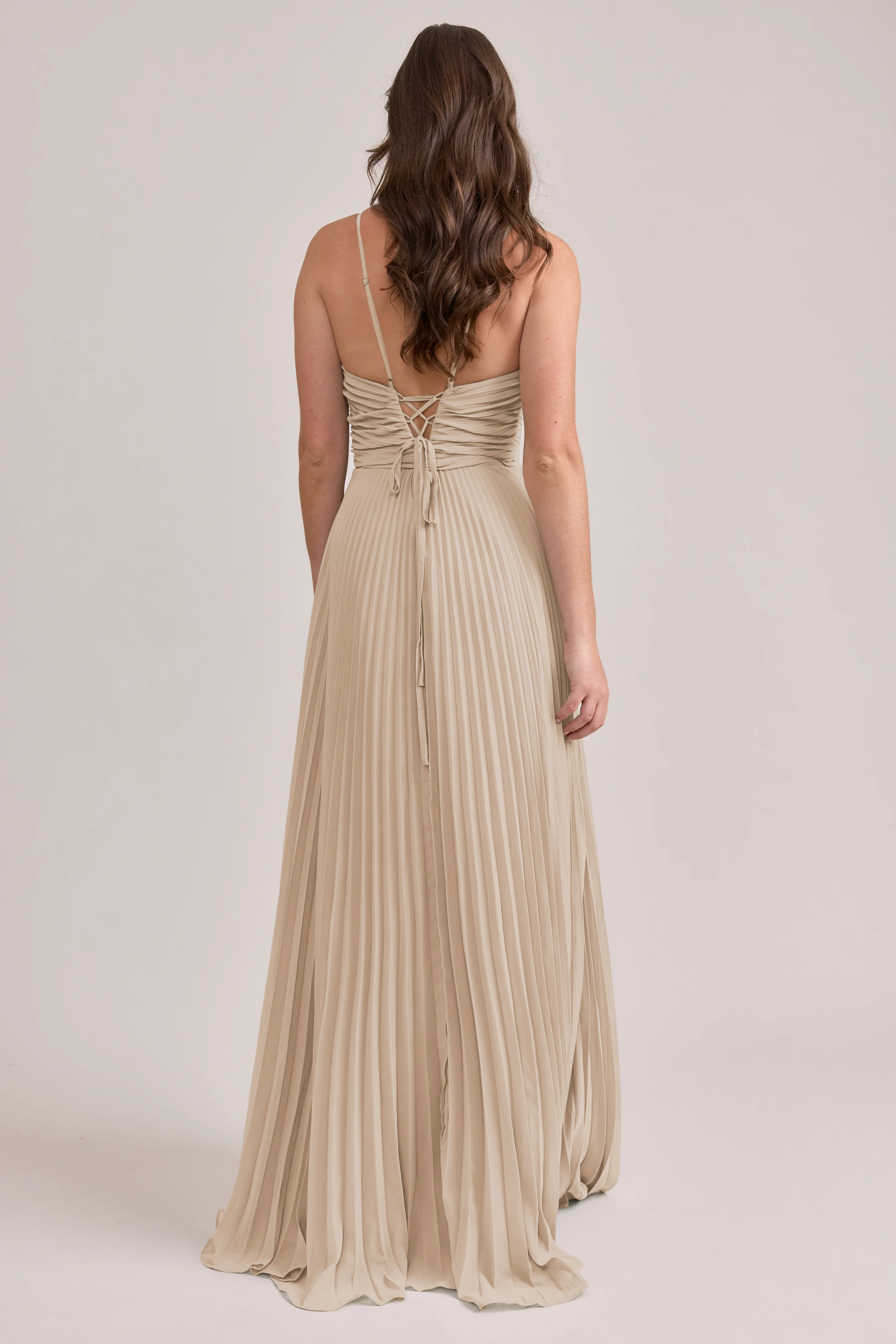 Vivian Chiffon Pleated Dress | Made To Order - Image 22