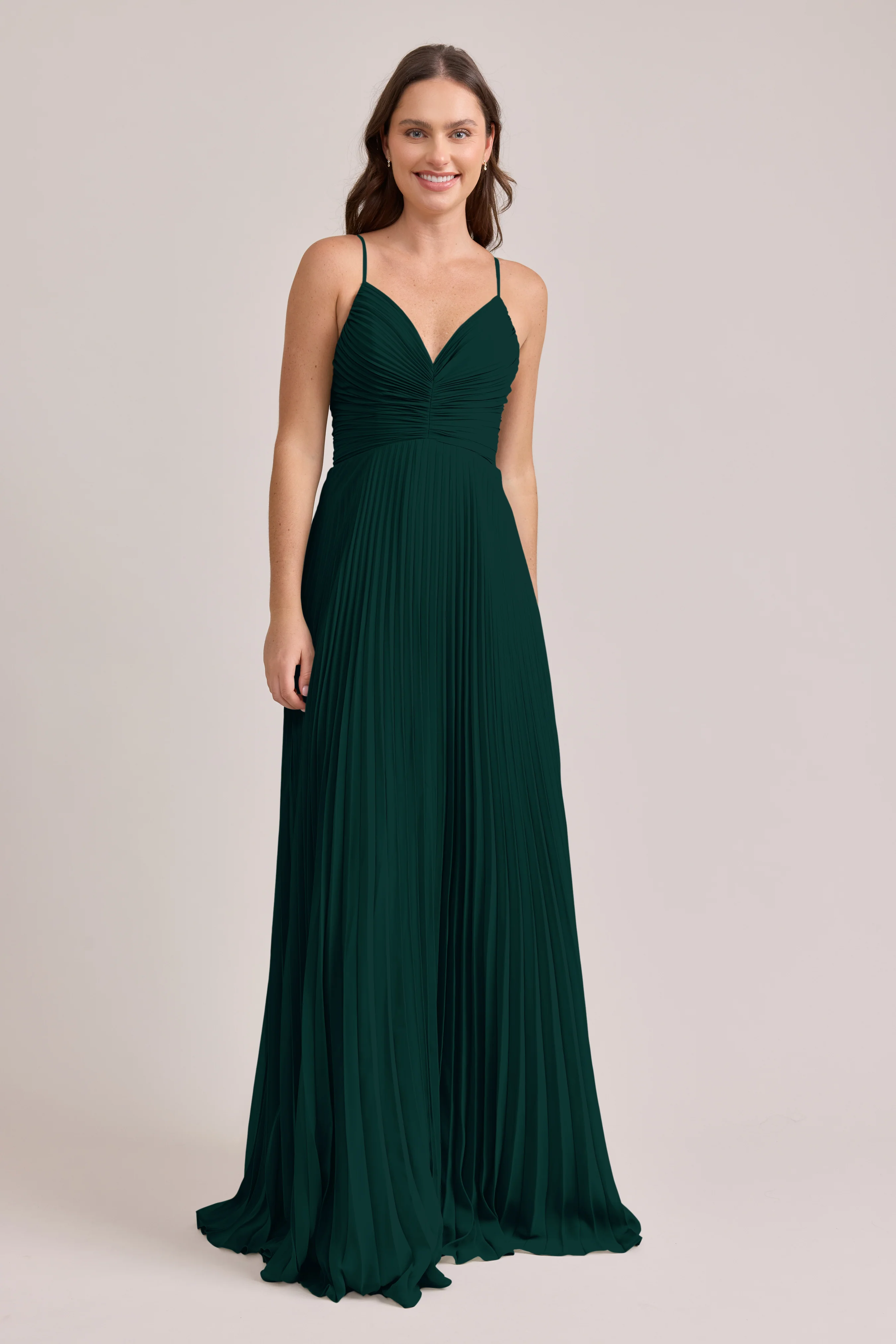 Vivian Chiffon Pleated Dress | Made To Order - Image 27