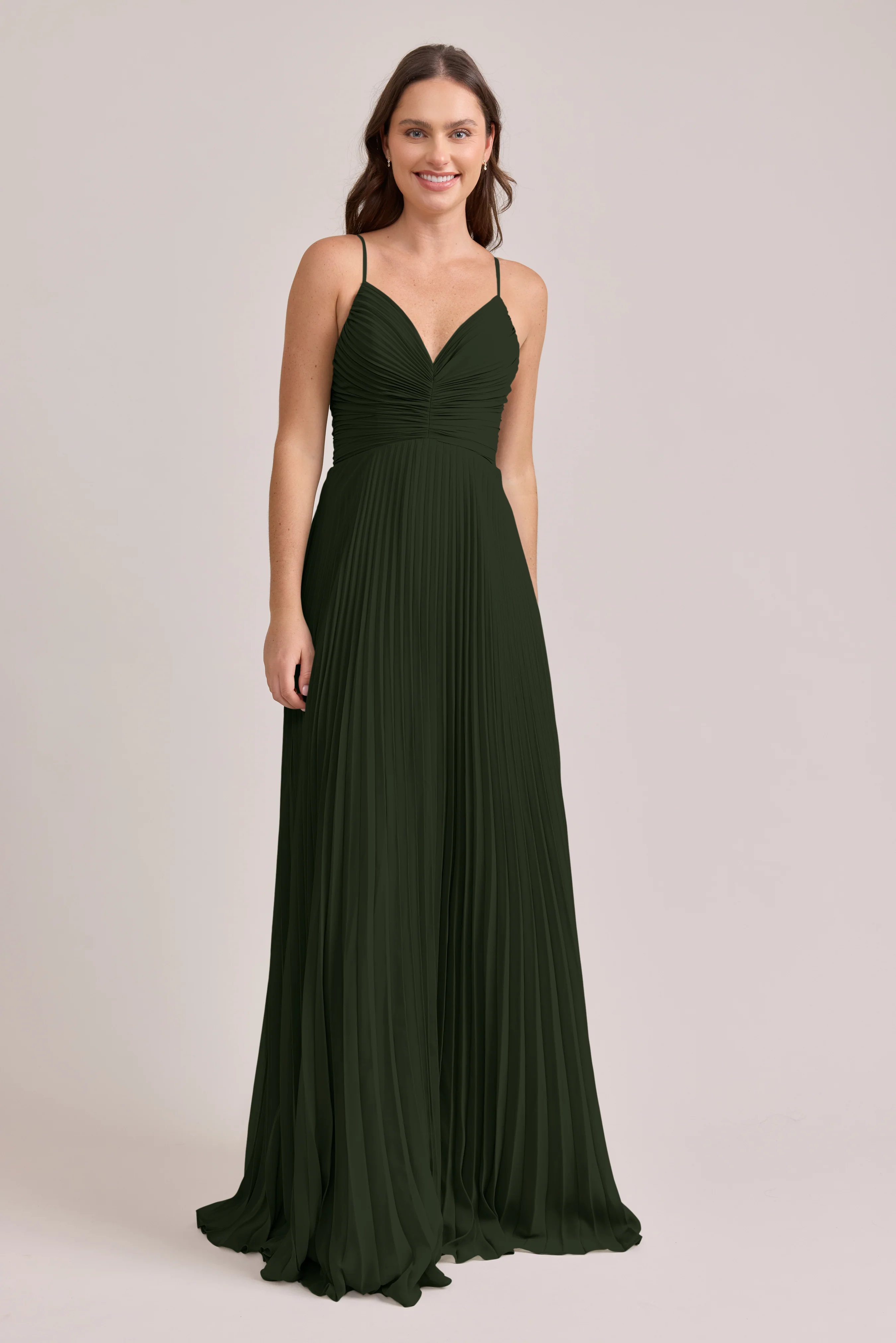 Vivian Chiffon Pleated Dress | Made To Order - Image 30