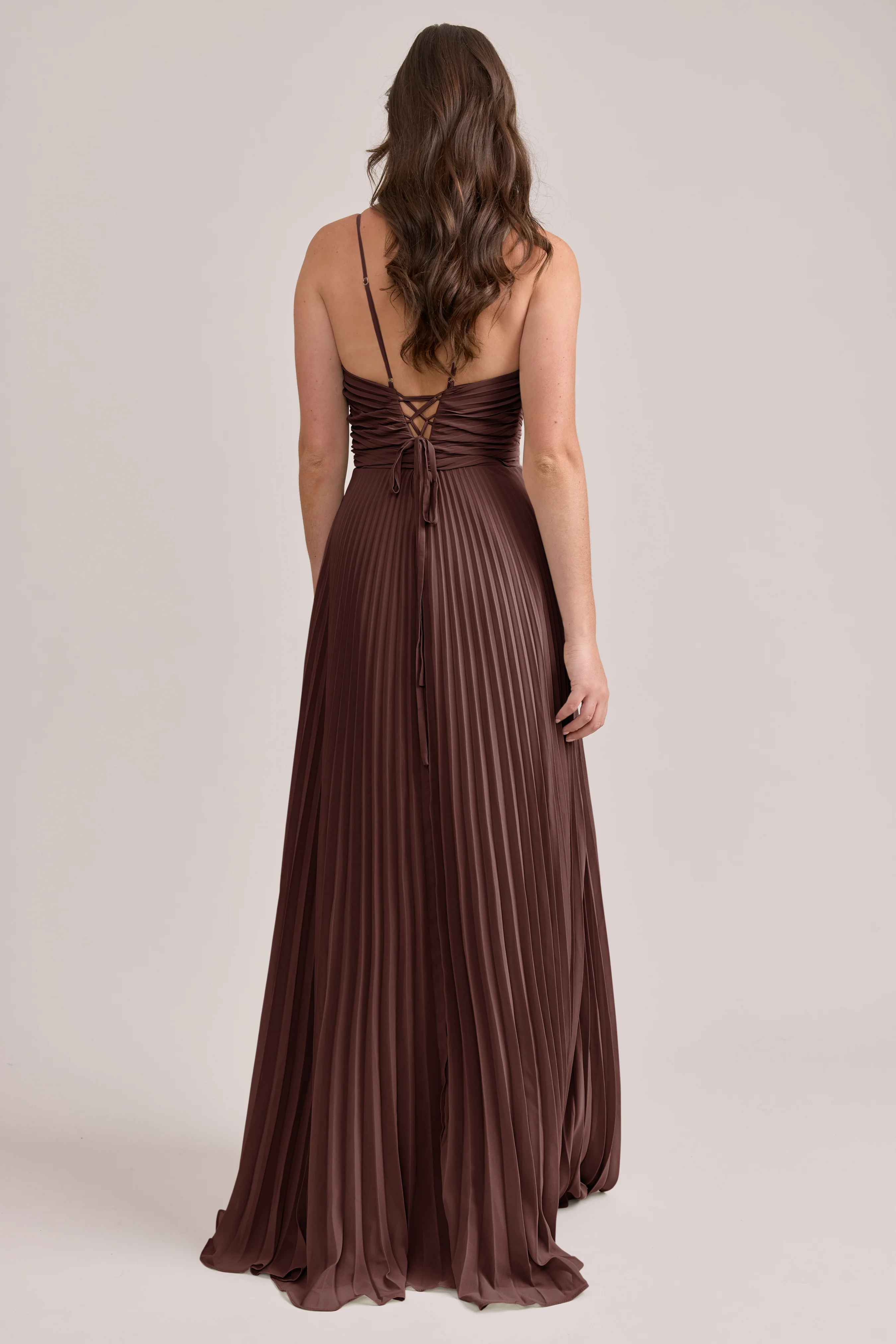 Vivian Chiffon Pleated Dress | Made To Order - Image 64