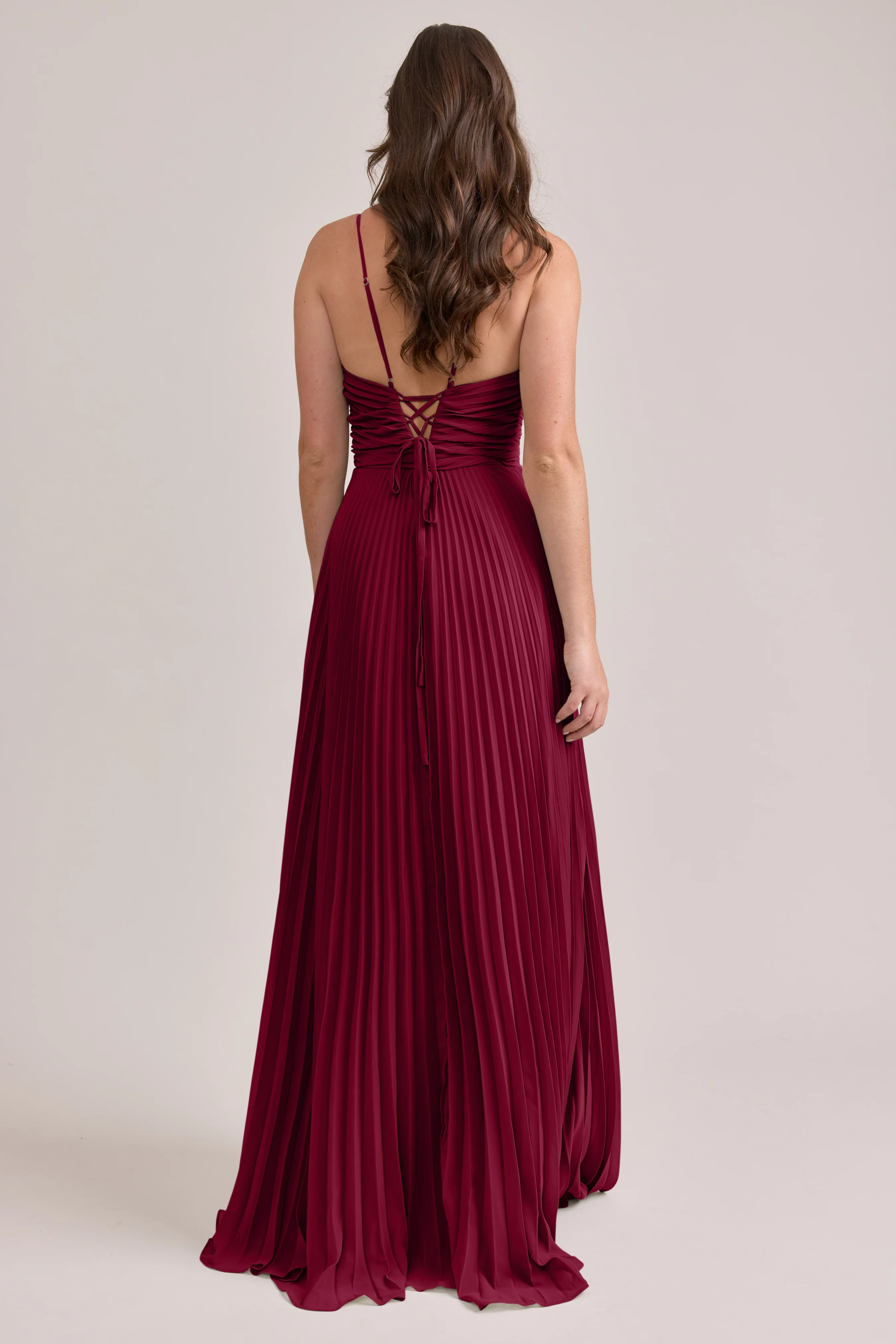 Vivian Chiffon Pleated Dress | Made To Order - Image 70