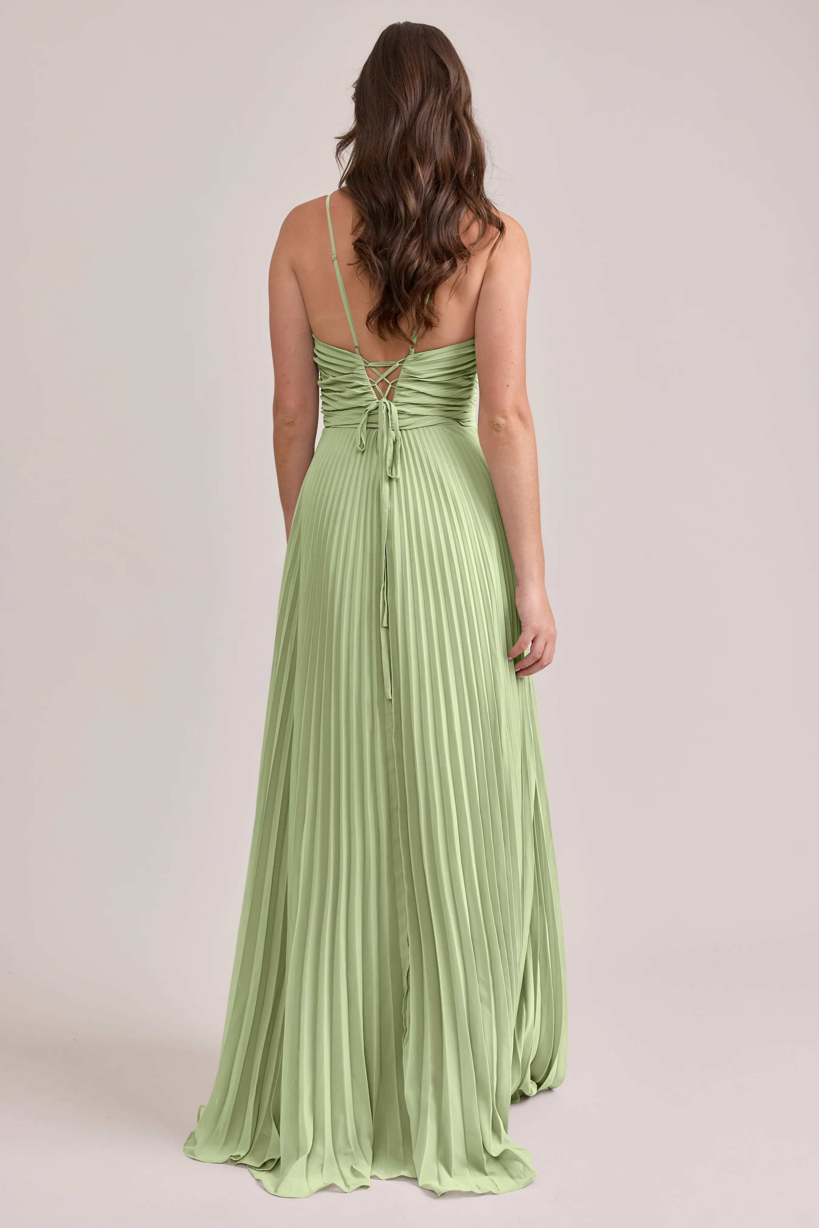 Vivian Chiffon Pleated Dress | Made To Order - Image 74