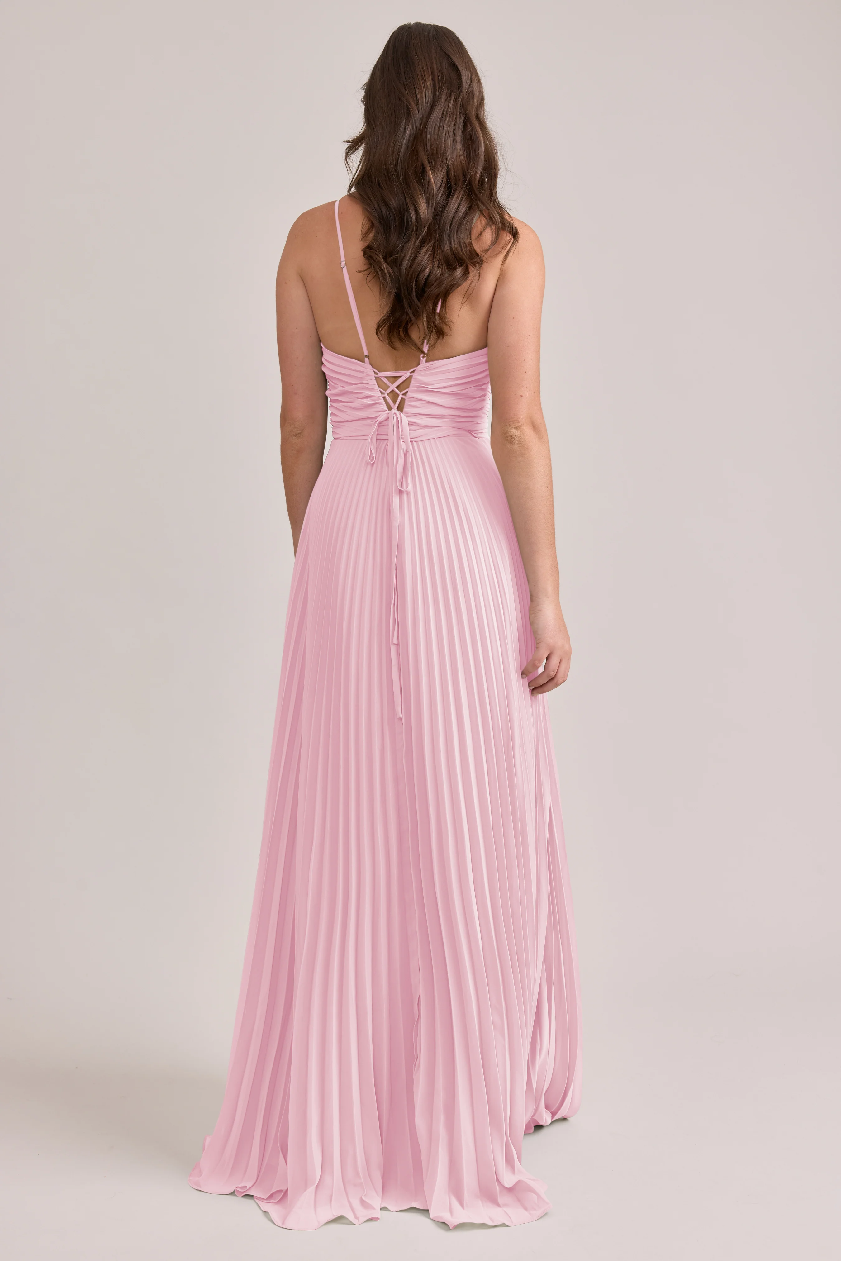 Vivian Chiffon Pleated Dress | Made To Order - Image 92