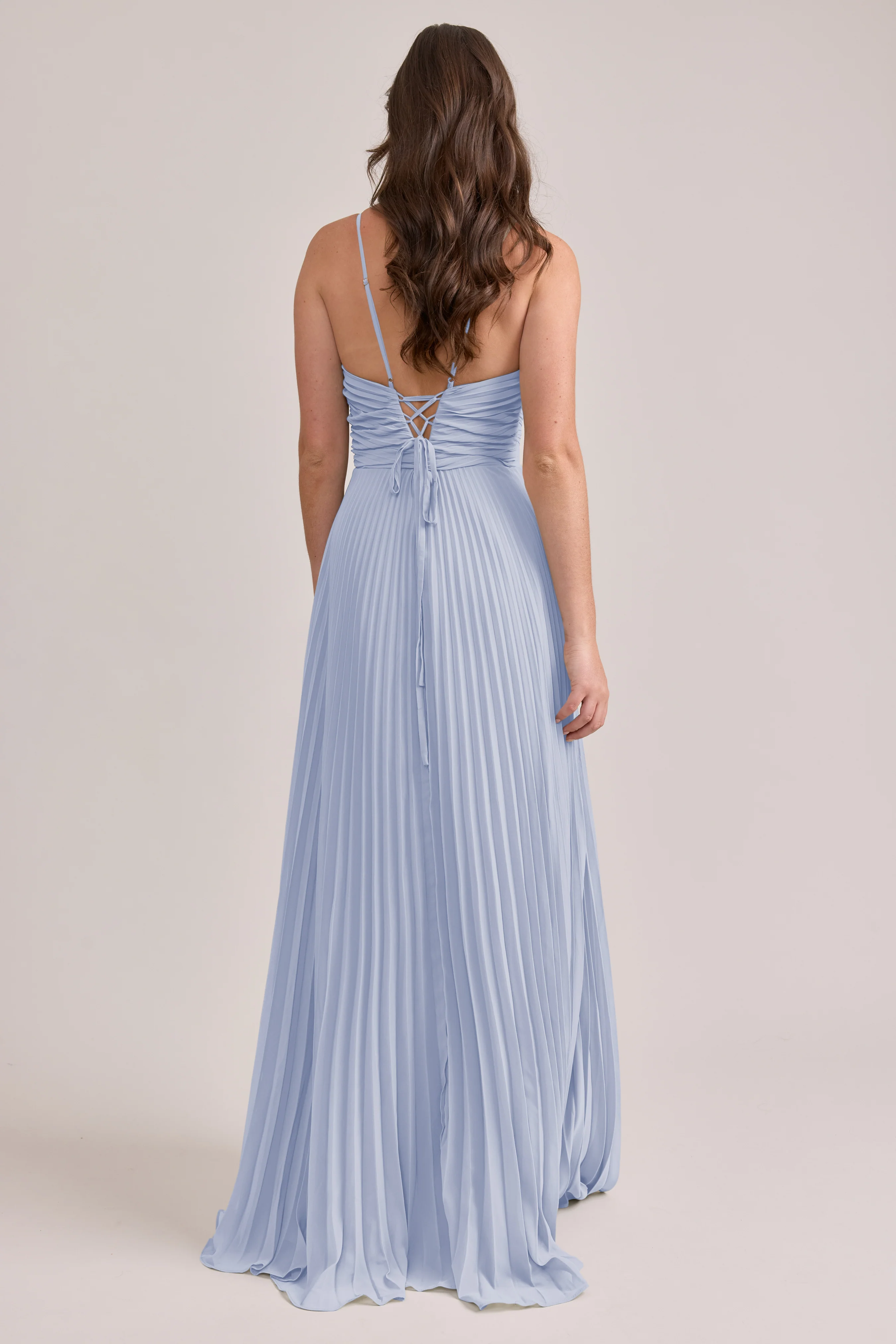 Vivian Chiffon Pleated Dress | Made To Order - Image 95