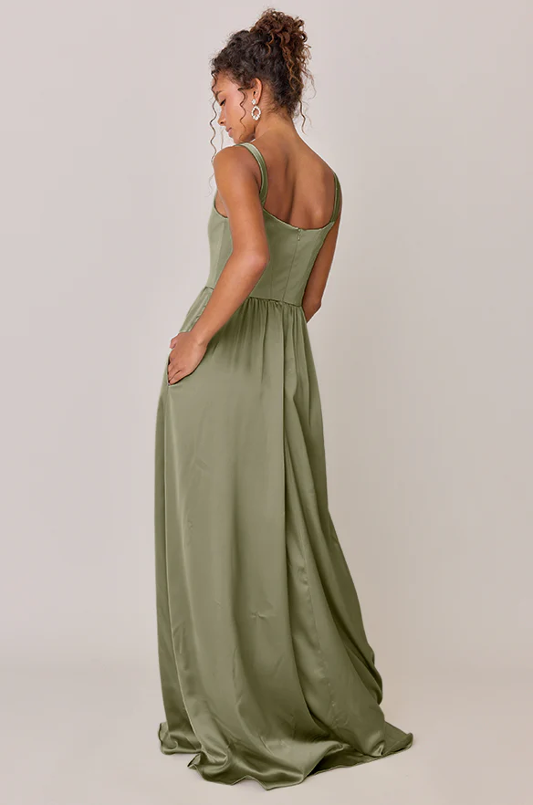 Whitney Satin Dress | Made To Order - Image 101