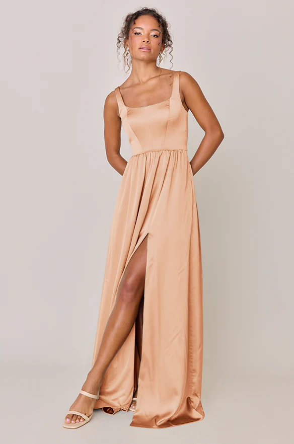 Whitney Satin Dress | Made To Order - Image 112