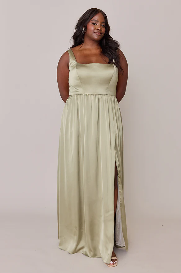 Whitney Satin Dress | Made To Order - Image 150