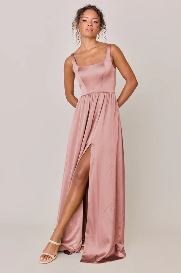 Whitney Satin Dress | Made To Order - Image 16
