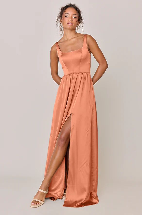 Whitney Satin Dress | Made To Order - Image 164