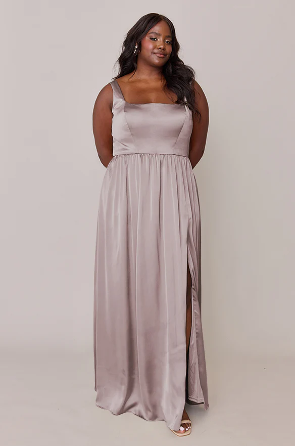 Whitney Satin Dress | Made To Order - Image 165