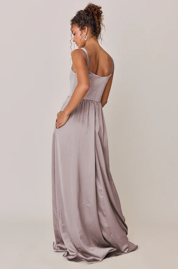 Whitney Satin Dress | Made To Order - Image 168