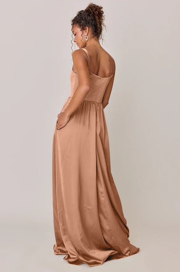 Whitney Satin Dress | Made To Order - Image 174
