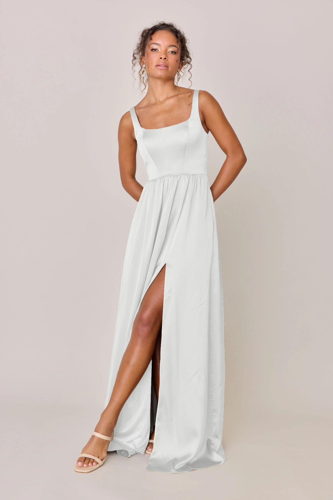 Whitney Satin Dress | Made To Order - Image 177