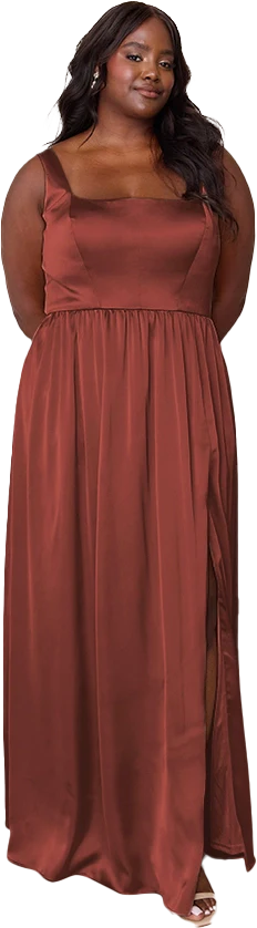 Whitney Satin Dress | Made To Order - Image 193