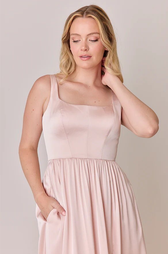 Whitney Satin Dress | Made To Order - Image 2