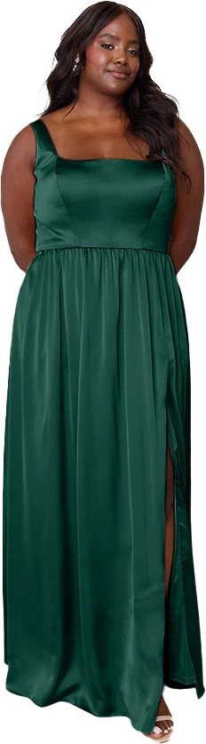 Whitney Satin Dress | Made To Order - Image 200
