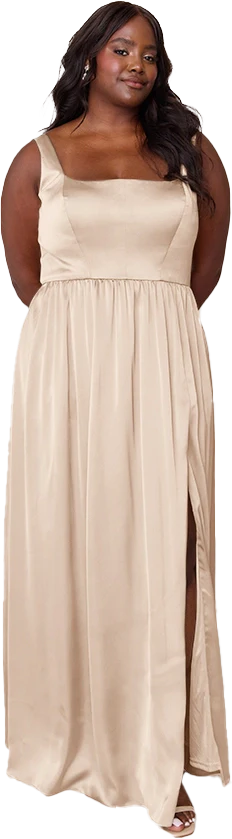 Whitney Satin Dress | Made To Order - Image 205