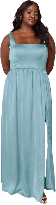 Whitney Satin Dress | Made To Order - Image 209