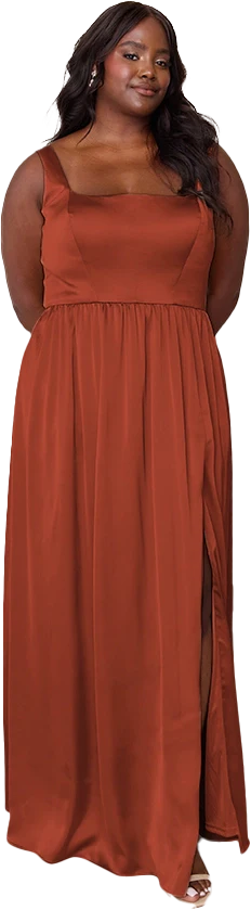 Whitney Satin Dress | Made To Order - Image 225