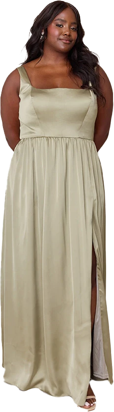Whitney Satin Dress | Made To Order - Image 227