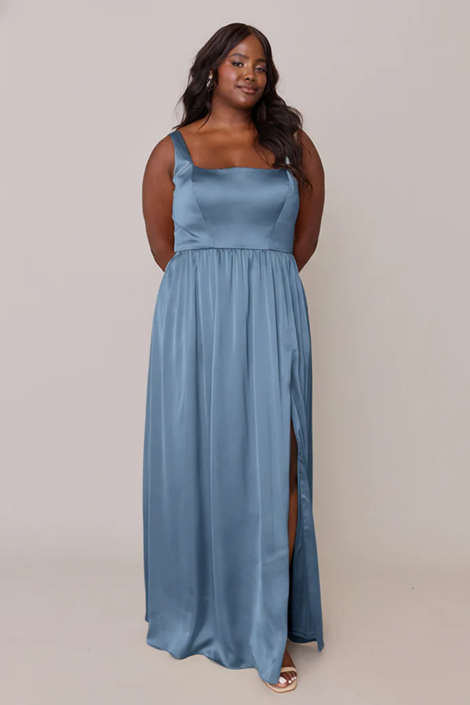 Whitney Satin Dress | Made To Order - Image 238