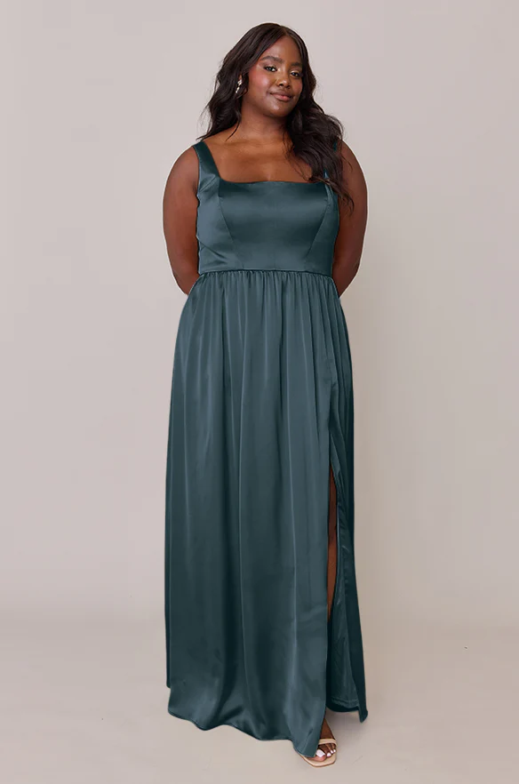 Whitney Satin Dress | Made To Order - Image 50
