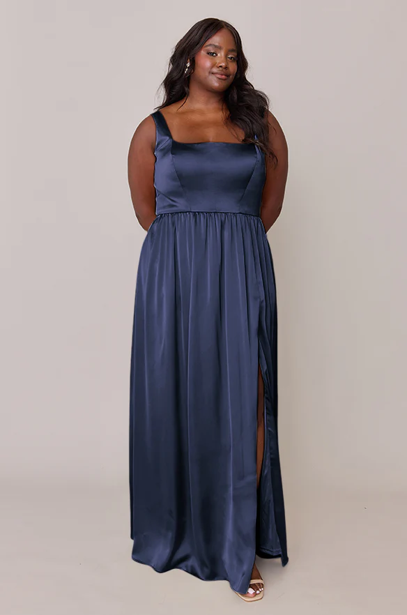 Whitney Satin Dress | Made To Order - Image 70