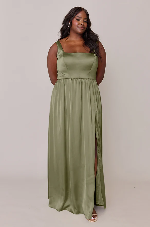 Whitney Satin Dress | Made To Order - Image 98